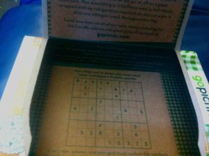 Sudoku puzzle