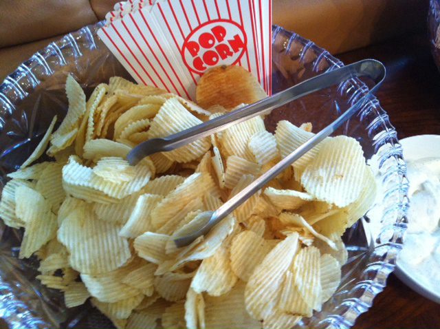 bowl of potato chips