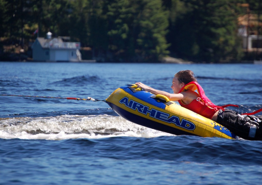 boy tubing