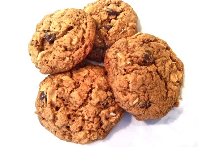 Healthy cookies on a plate