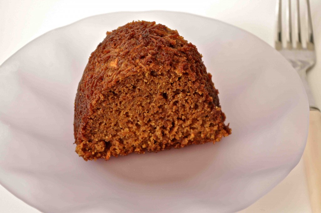 Carrot cake on a plate