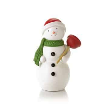 plumber snowman