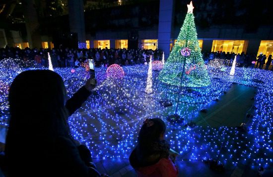 Christmas lights in Japan