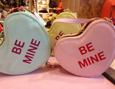 Candy heart purse