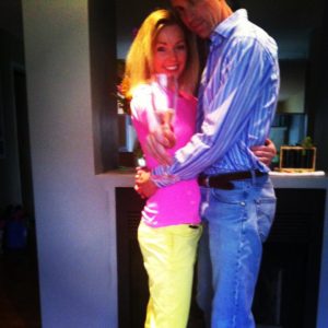 Whoops! Dan's head cut out of last year's anniversary pic.