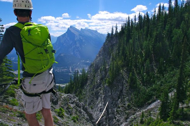 Via Ferrata Suspension Bridge Banff National Park