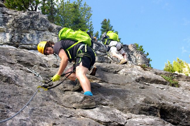 Climbing Mt. Norquay