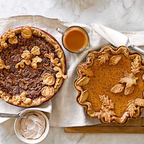 pecan and Pumpkin pie