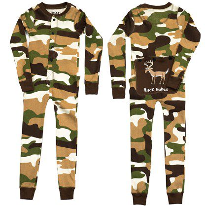 camouflage kids pajamas