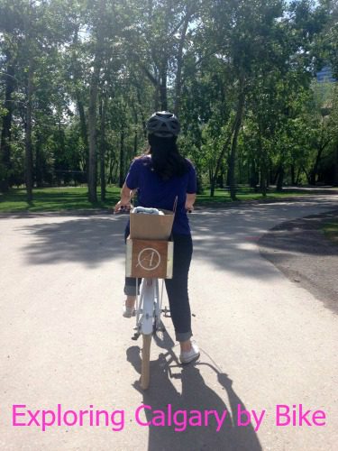 biking prince's island bike