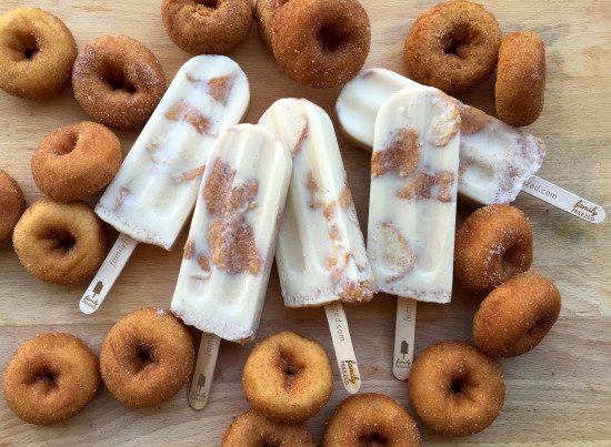 mini donut popsicle