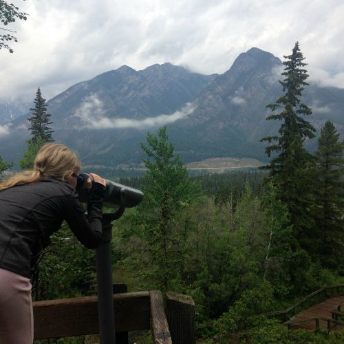 Cave and basin banff national park canada