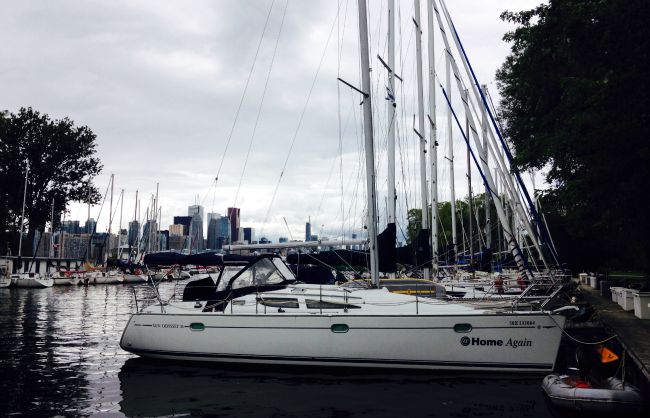 boats toronto island