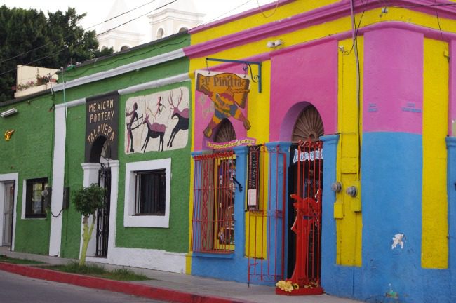 Colourful buildings are laced throughout San Jose's art district.