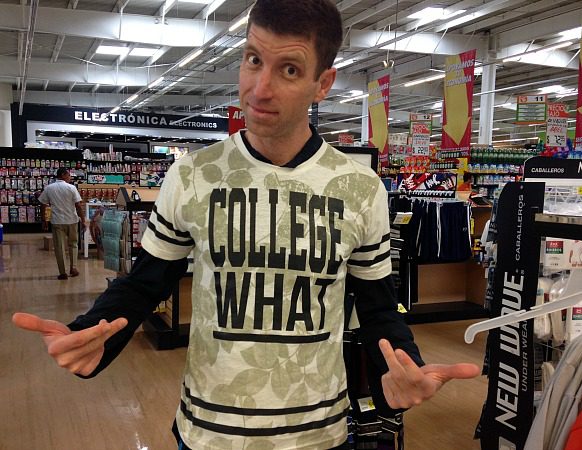 stupid college T shirts