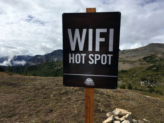 Wifi Sign outdoors