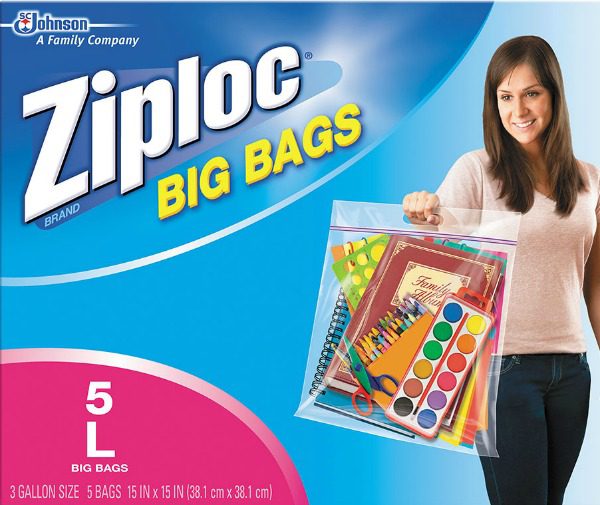 large zip lock bag