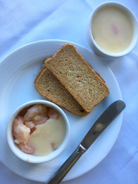 potted shrimp and toast