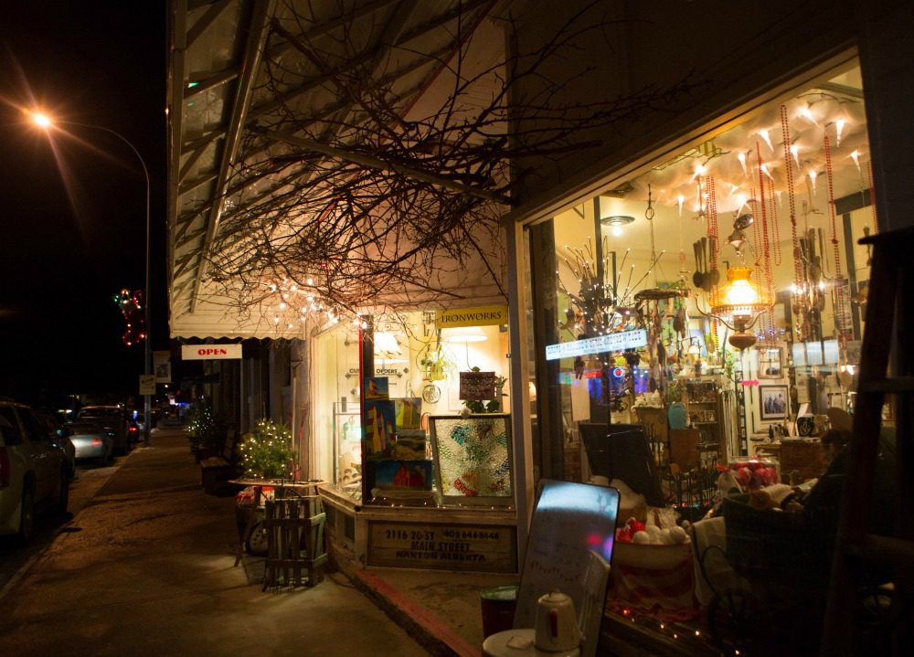 holiday night shopping