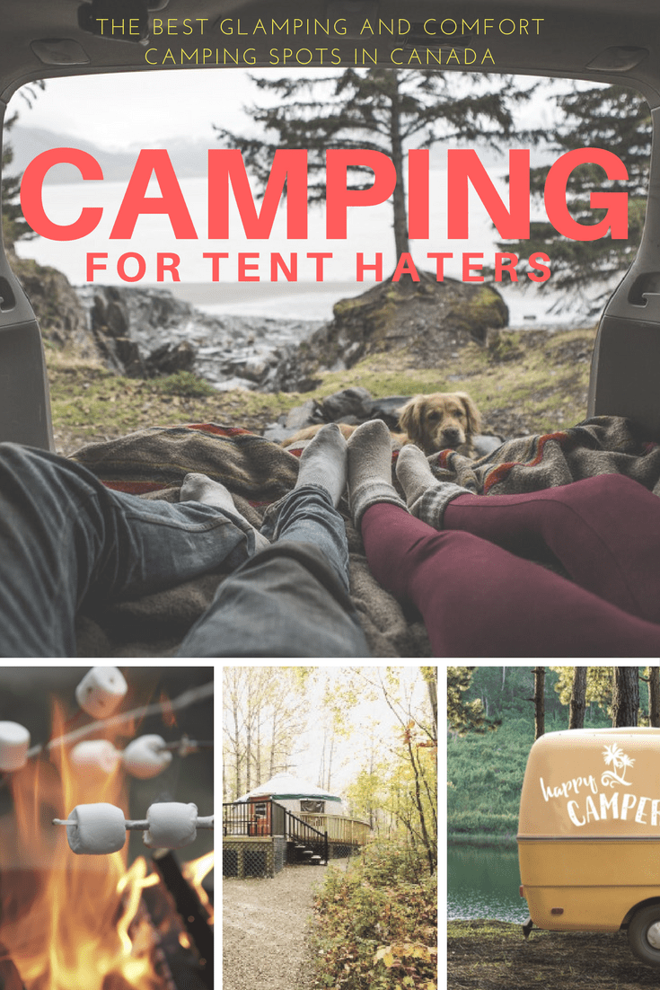 camping collage