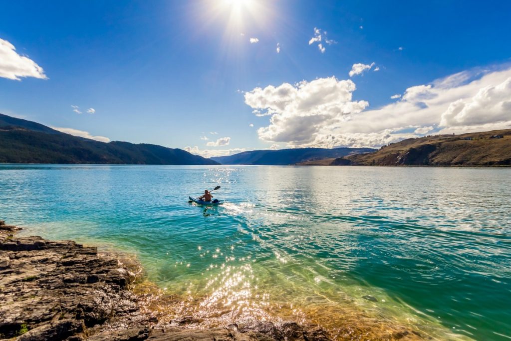 Lake Kalamaka kayak