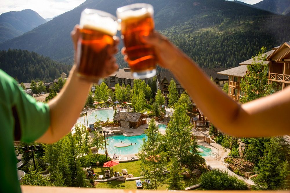 beer mountains outdoor pool