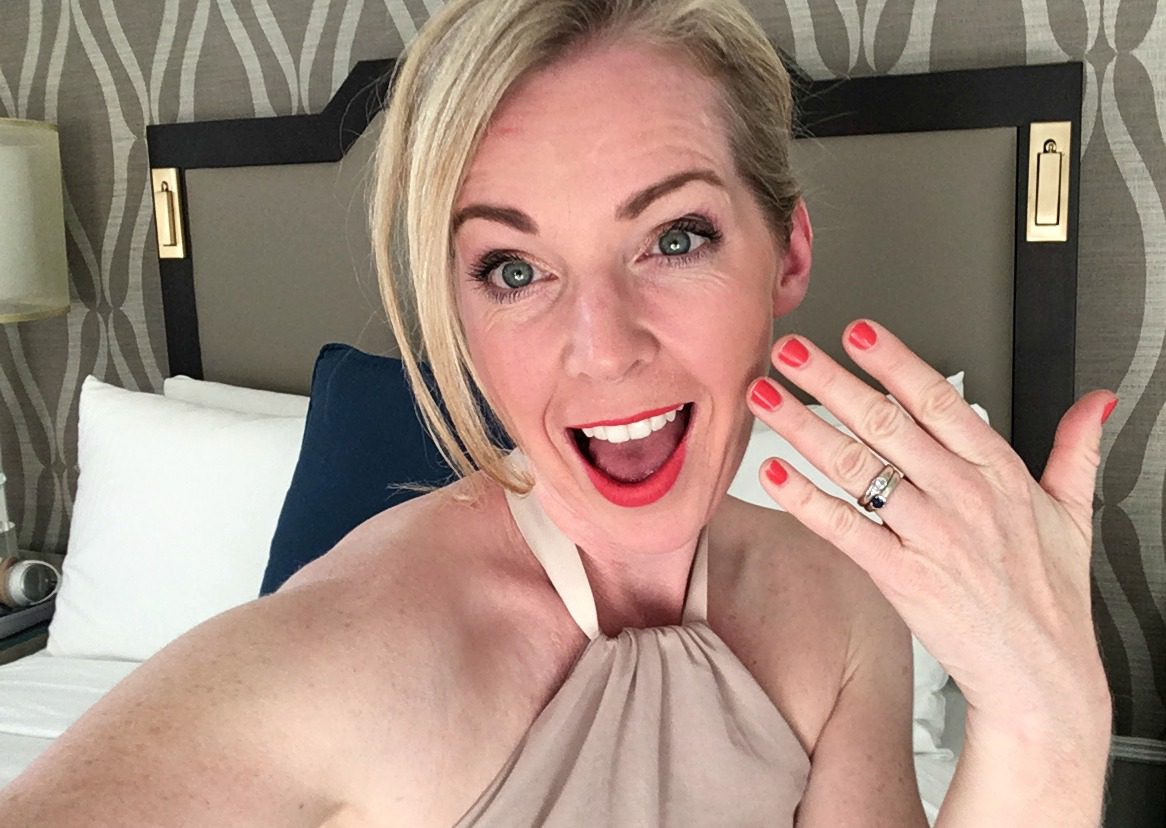 matching lipstick and nail polish