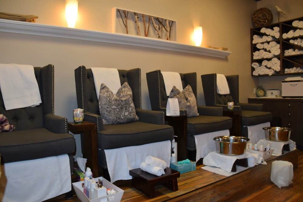 spa pedicure area