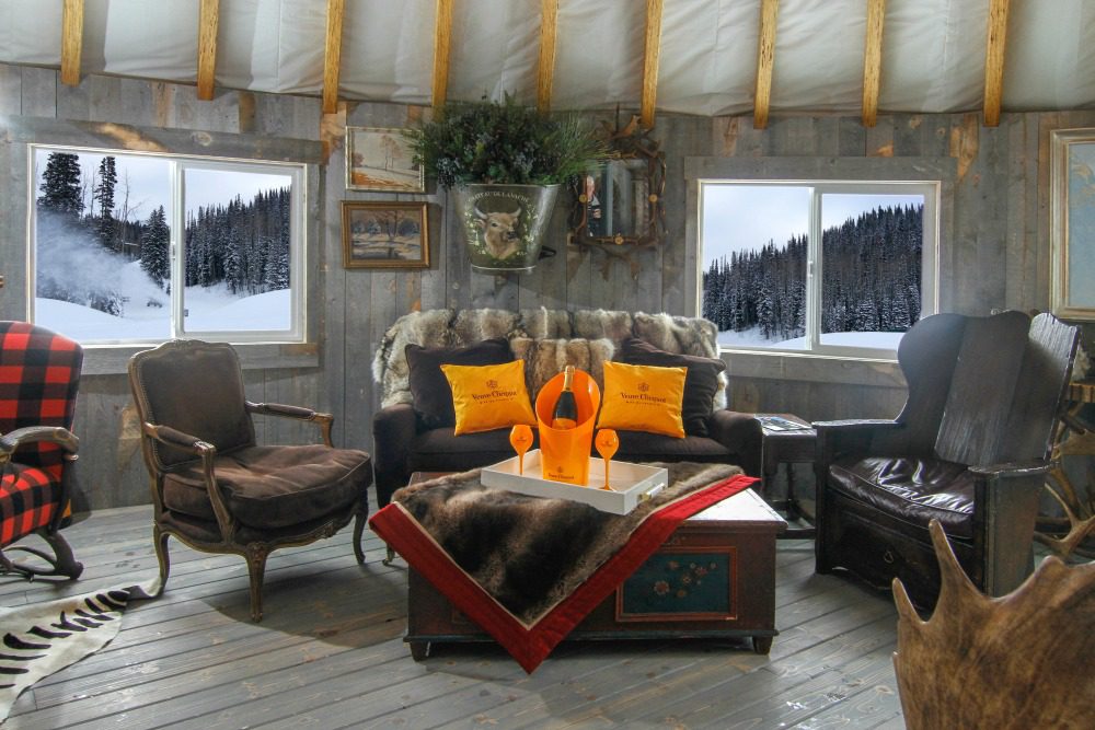 winter champagne lounge