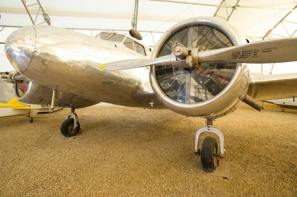 old fashioned airplane 