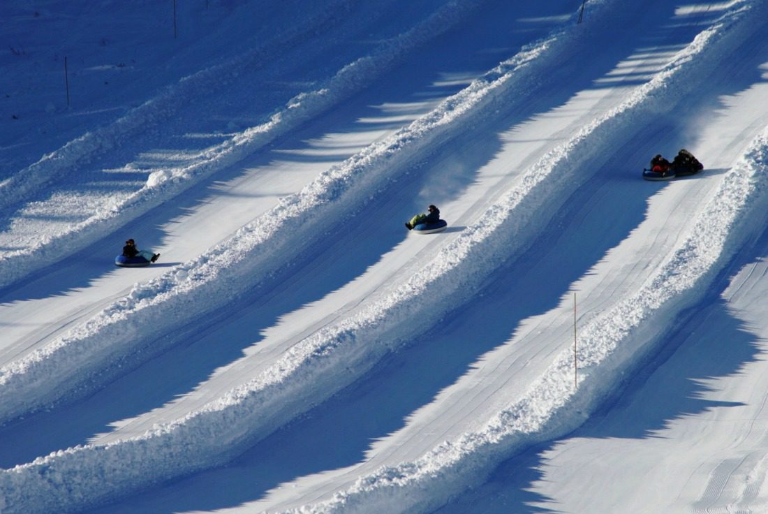 Norquay tubing is the most fun you'll have all winter