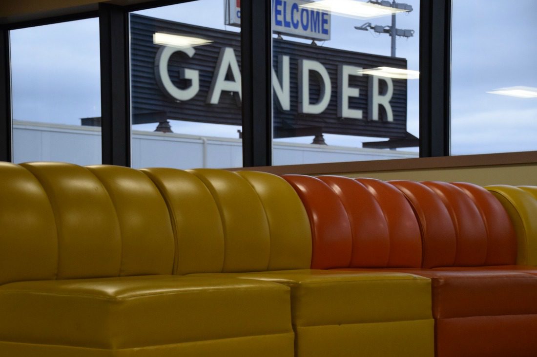 retro airport lounge