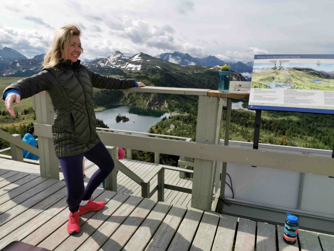 outdoor yoga classes banff