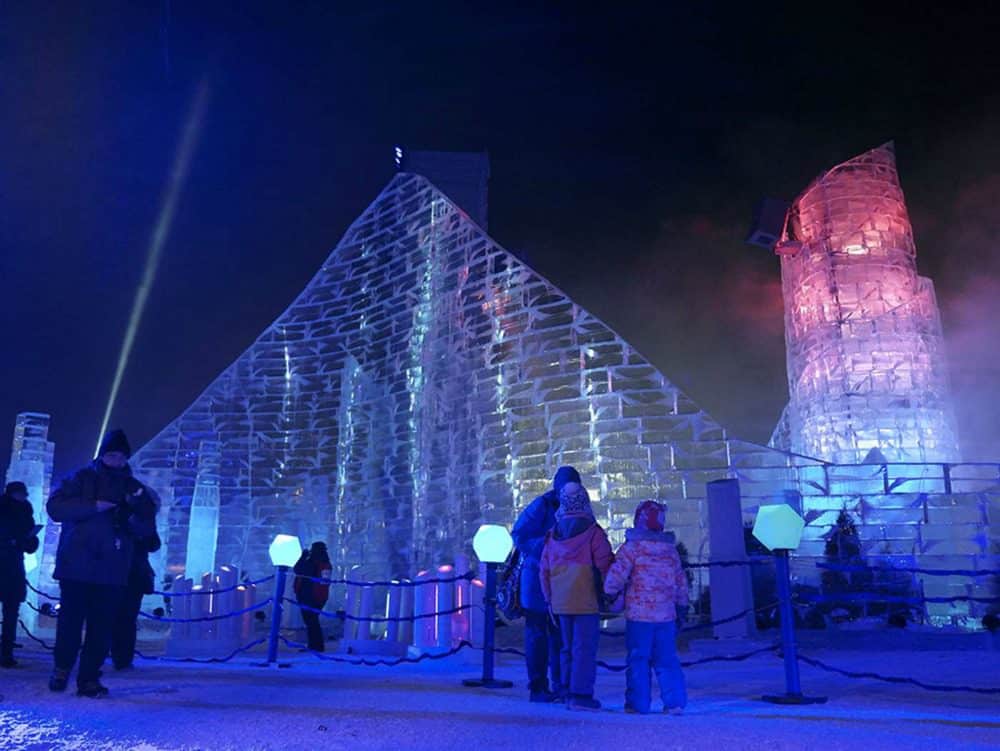 Quebec Winter Carnival Ice