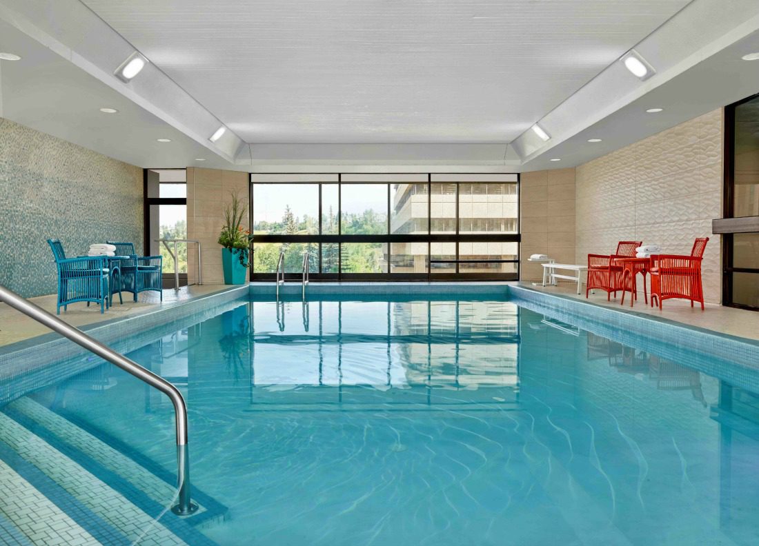 indoor hotel pool