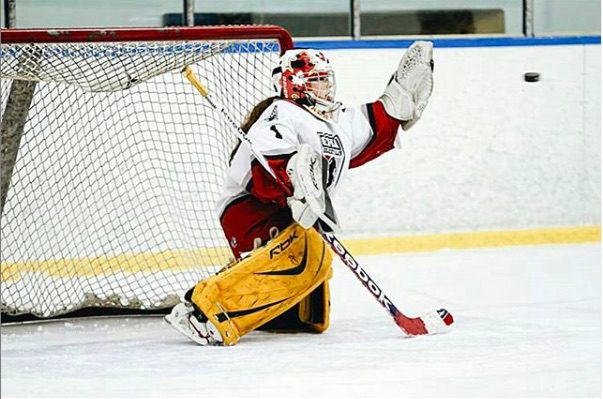 girls hockey game calgary