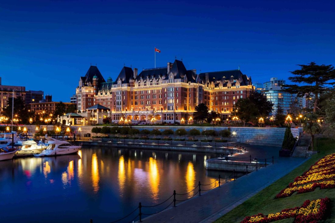 Fairmont Empress inner harbour victoria 