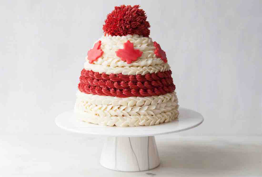 canadian toque cake