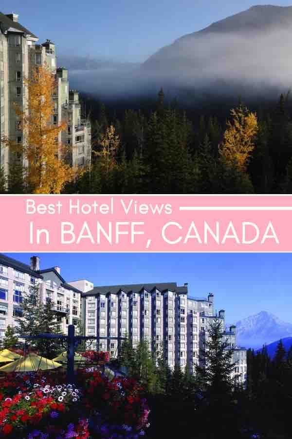 best hotel views banff