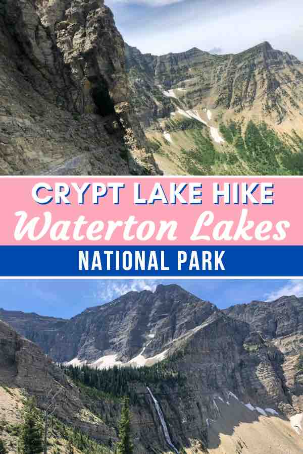 Hiking crypt lake