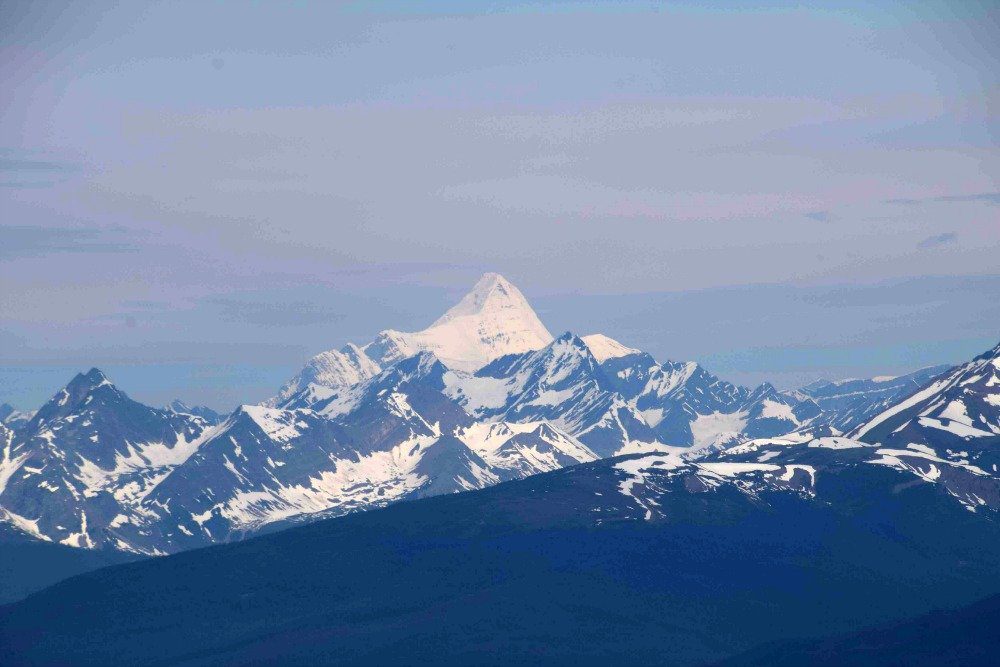views of Mt Robson from Whistlers mountain