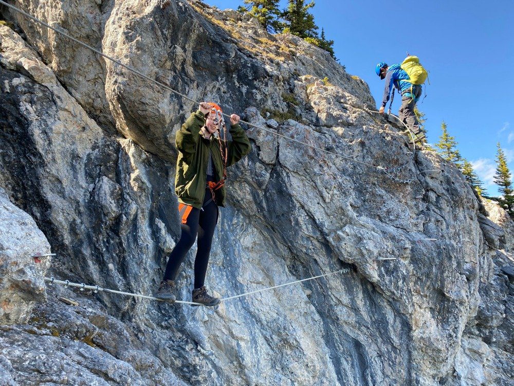 banff via ferrata course