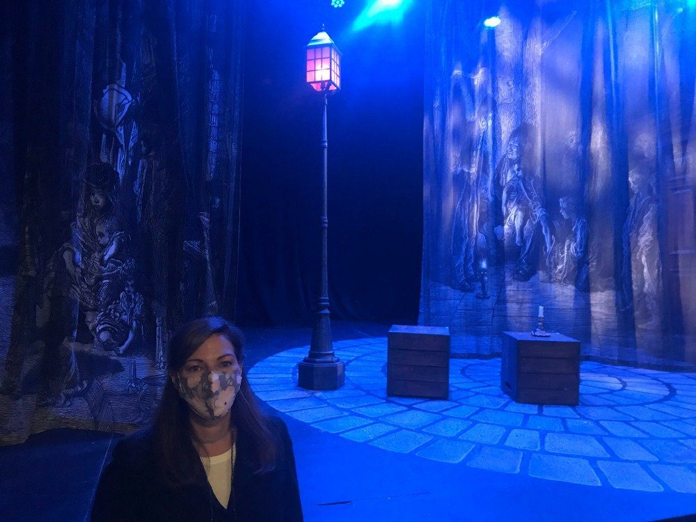 A Christmas Carol set design