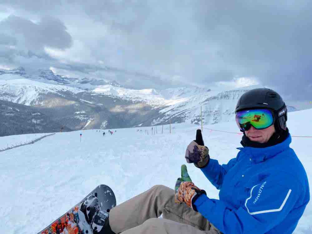 goat's eye snowboarding sunshine village