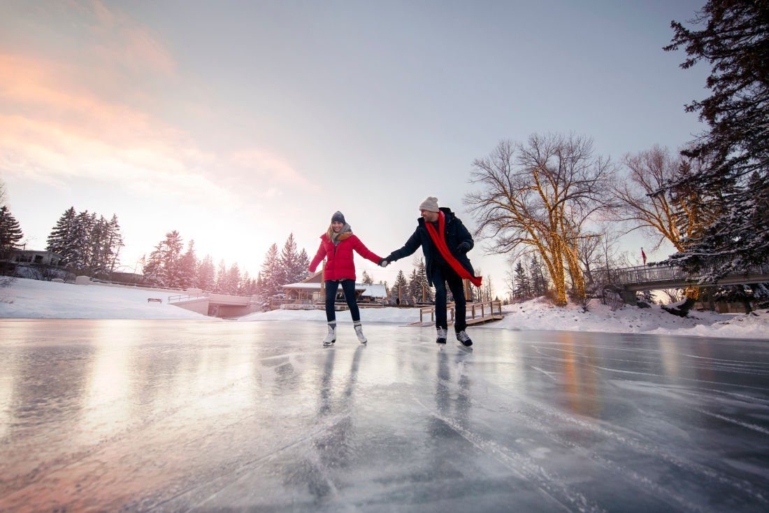 ice skating in Calgary