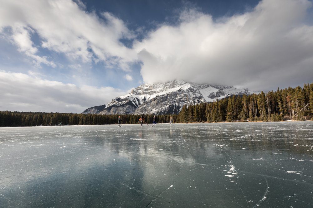 Banff skating