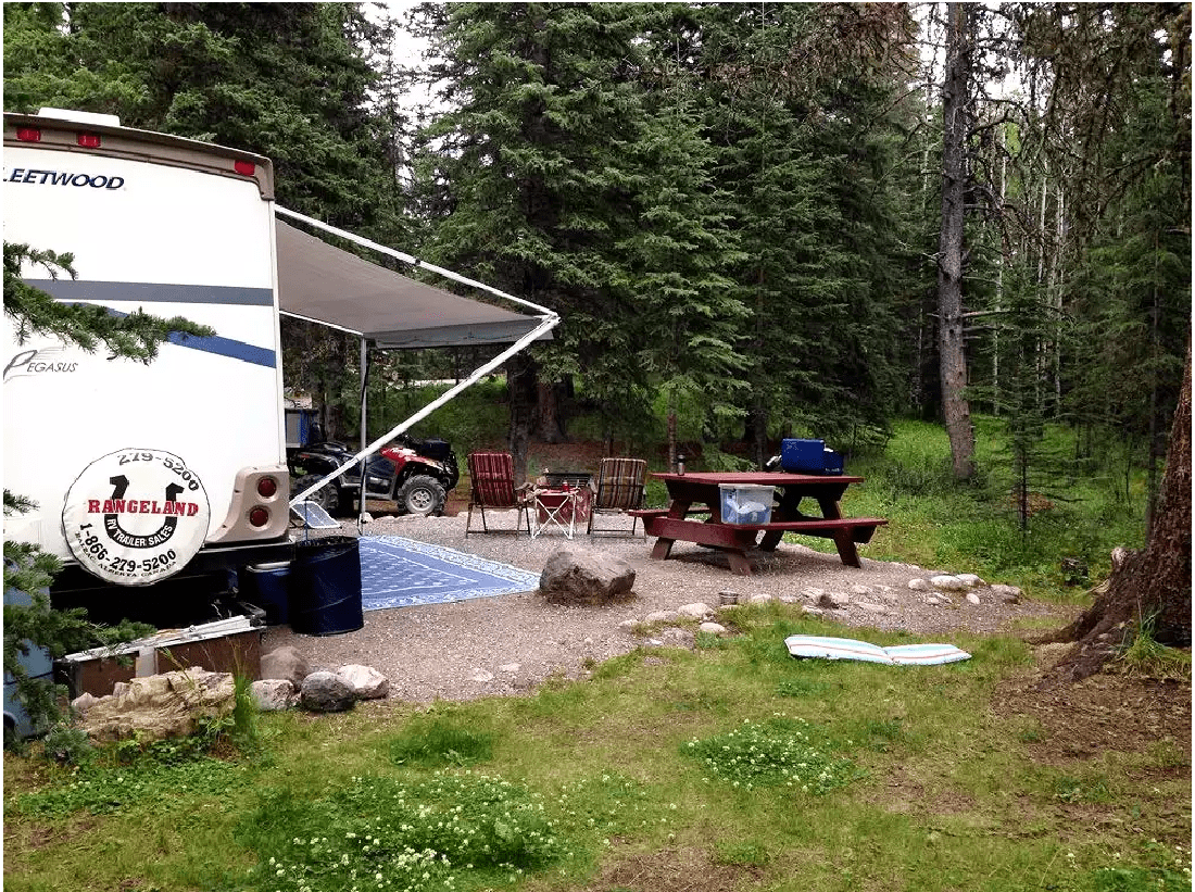 Shunda Creek camping