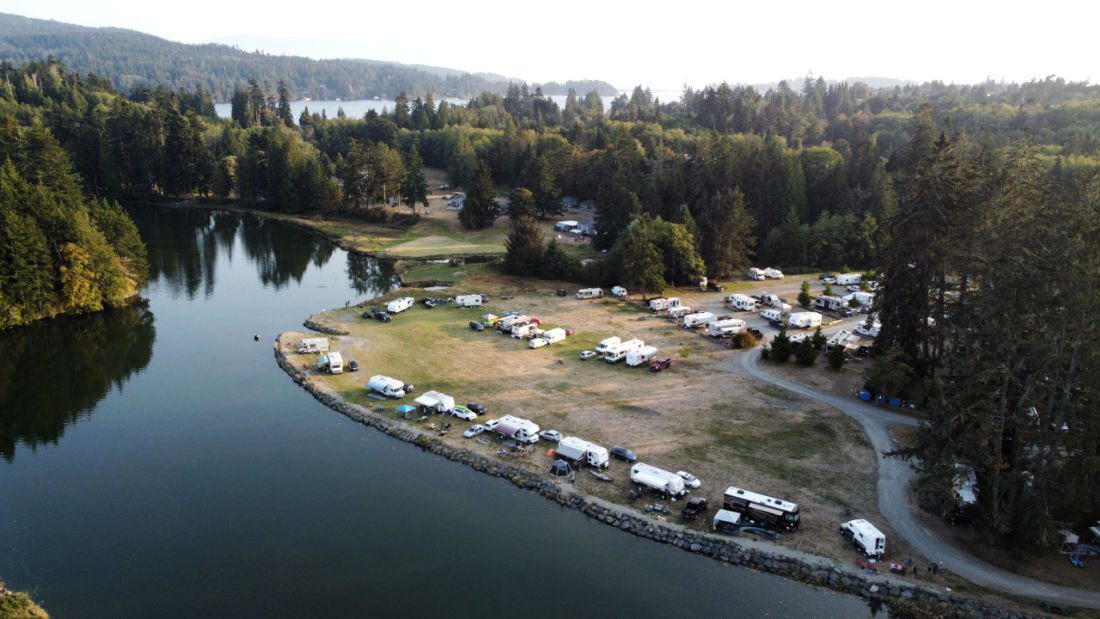 private camping sooke