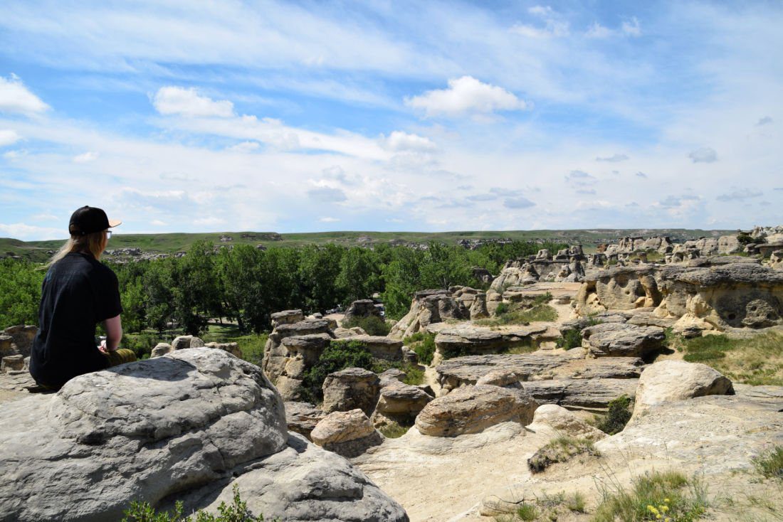 Writing on Stone camping