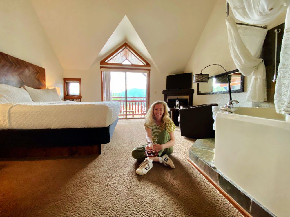 mountain resort guest room